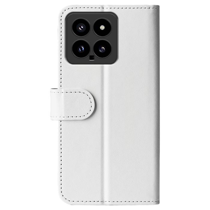 Bild 6,  Xiaomi 14 Fodral Crazy Horse Läder Vit