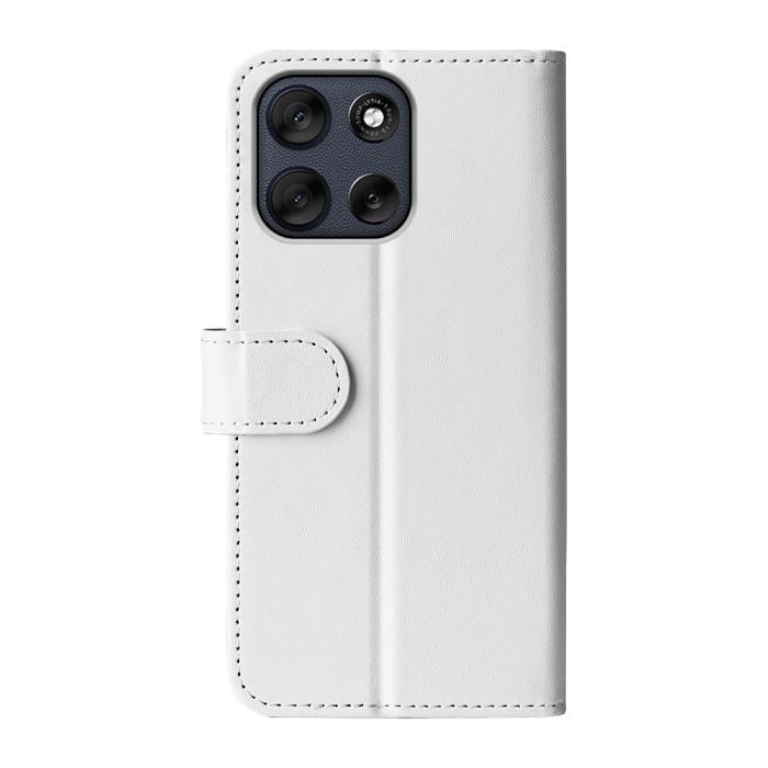 Bild 3,  Motorola Moto G56 5G Fodral Crazy Horse Läder Vit