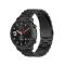  Lyxigt Metallarmband I Rostfritt Stål - Svart (20 mm)