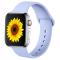  Silikon Armband Apple Watch 42/44/45/46/49 mm Ljus Blå