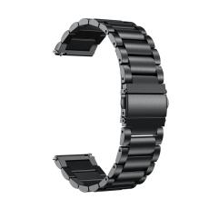  Lyxigt Metallarmband I Rostfritt St&aring;l - Svart (20 mm)