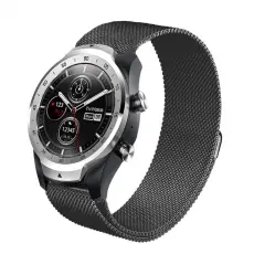  Milanese Loop Metall Armband F&ouml;r Smartwatch - Svart (22 mm)