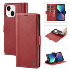 LC.IMEEKE LC.IMEEKE iPhone 14 Plus Fodral L&auml;der R&ouml;d