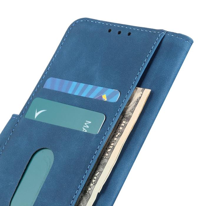 Bild 6, KHAZNEH KHAZNEH Galaxy A35 5G Fodral Retro Läder Blå