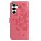  Samsung Galaxy A57 5G Fodral Med Fjäril Tryck Rosa