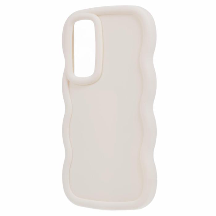Bild 3,  Samsung Galaxy S25 Mobilskal Wavy Off White