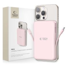 Tech-Protect Tech-Protect 10000 mAh MagSafe Powerbank LifeMag Rosa
