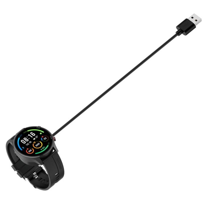 Bild 3,  1m USB Laddningskabel Xiaomi Color 2 / S1 Active / Color Sport Svart