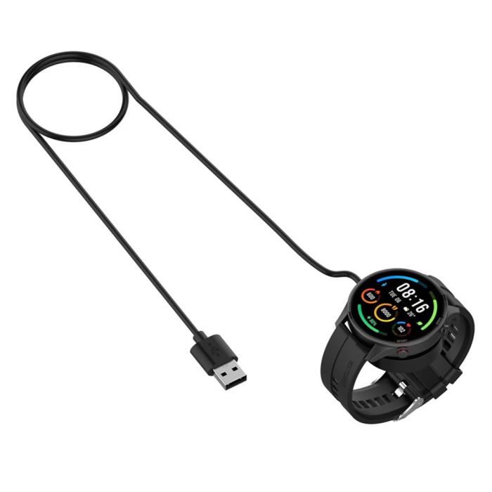 Bild 4,  1m USB Laddningskabel Xiaomi Color 2 / S1 Active / Color Sport Svart