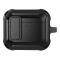  AirPods 4 Skal Shockproof Hybrid Armor Svart