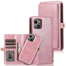  iPhone 14 Pro 2in1 Fodral Magnet Med Frontficka Ros&eacute;guld
