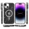  iPhone 15 Plus Skal MagSafe Hybrid Glitter Svart