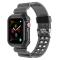  Apple Watch 38/40/41/42 mm Kristall Skal/Armband Tonad Svart