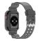  Apple Watch 38/40/41/42 mm Kristall Skal/Armband Tonad Svart