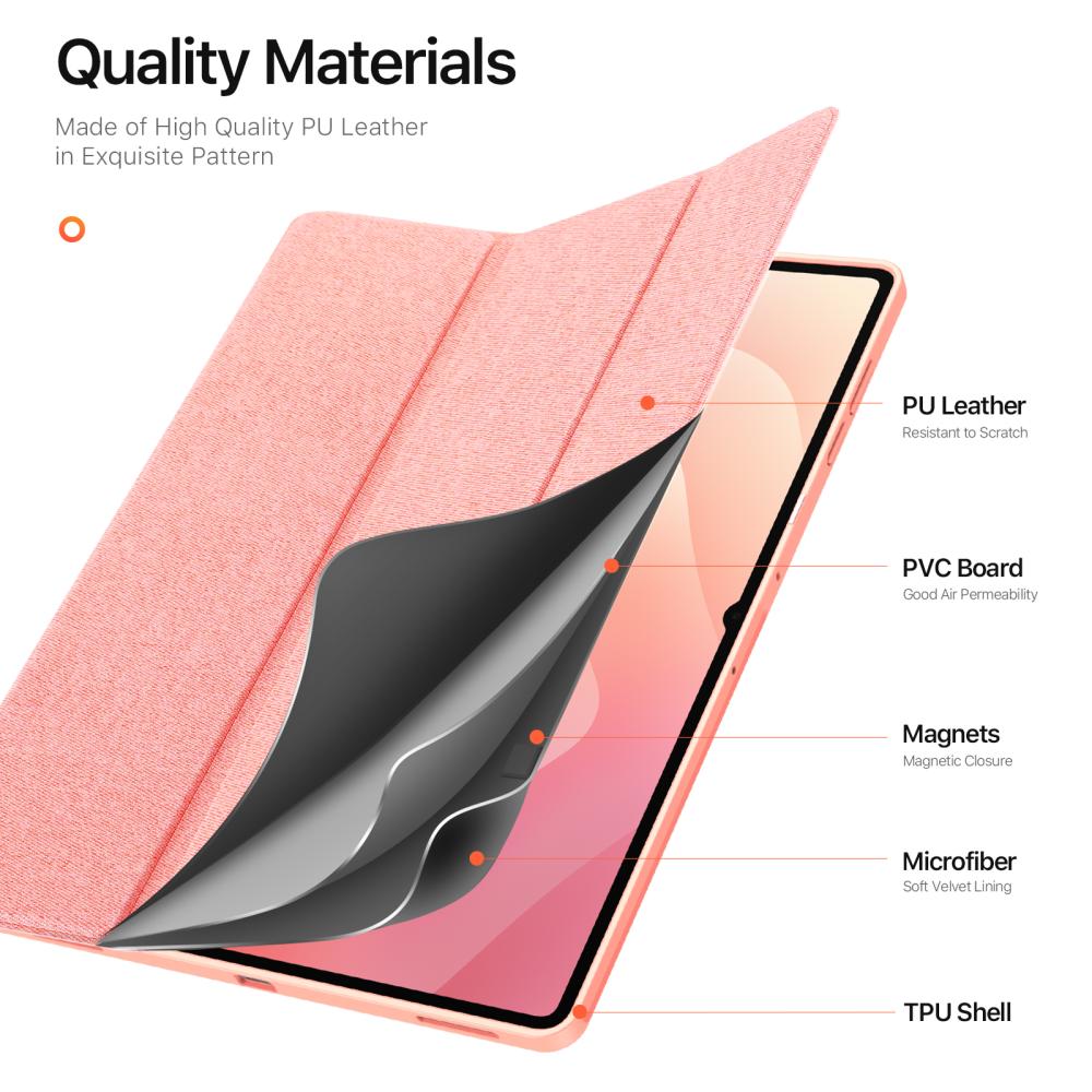 DUX DUCIS DUX DUCIS Galaxy Tab S11 Ultra Fodral DOMO Tri-Fold Rosa