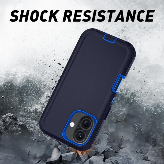 Bild 5,  iPhone 16 Skal Extreme Shockproof Hybrid Mörk Blå