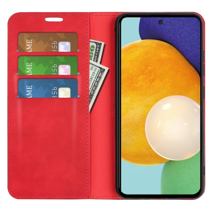 Bild 4,  Samsung Galaxy A13 4G Fodral Flip Röd