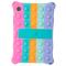  Galaxy Tab A8 10.5 Skal Pop It Fidget Kickstand Multicolor
