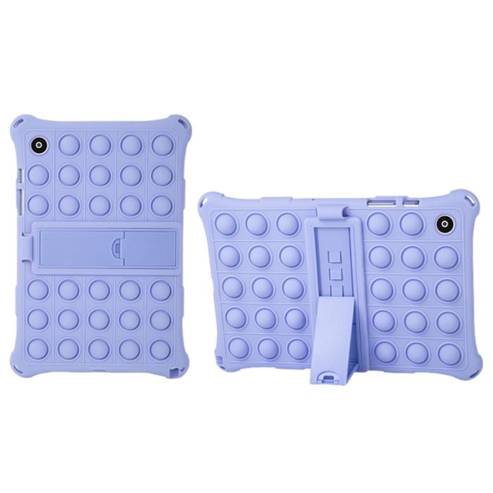 Bild 6,  Galaxy Tab A8 10.5 Skal Pop It Fidget Kickstand Lila