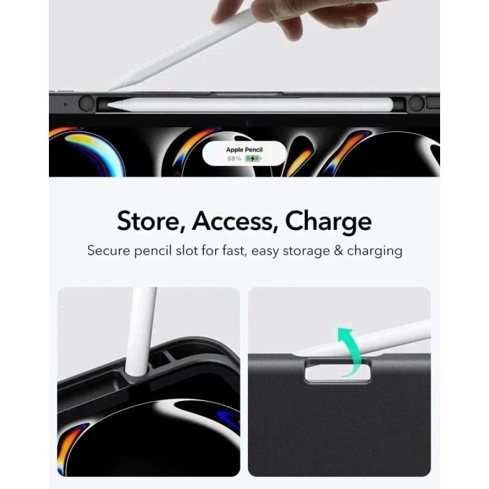 Bild 3, ESR ESR iPad Pro 11 2025/2024 Fodral Flip Hybrid Svart