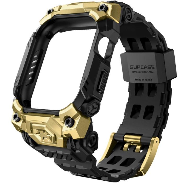Bild 2, Supcase Supcase Apple Watch 10 46 mm Armband Unicorn Beetle Ore Guld