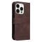  iPhone 15 Pro Fodral Skin Feel Läder Brun