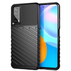  Huawei P Smart (2021) - Twill Textur Skal - Svart