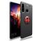  Huawei P40 Lite E - Ring Skal - Svart/Röd