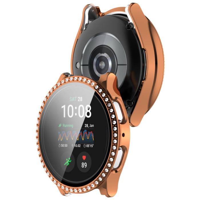 Bild 3,  Galaxy Watch 7 44 mm Skal Med Skärmskydd Strass Roséguld