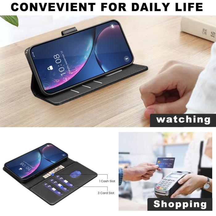 Bild 5, BINFEN BINFEN Xiaomi 17T Pro Fodral RFID Läder Svart