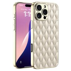 GKK GKK iPhone 16 Pro Skal Diamond Hybrid L&auml;der Champagne