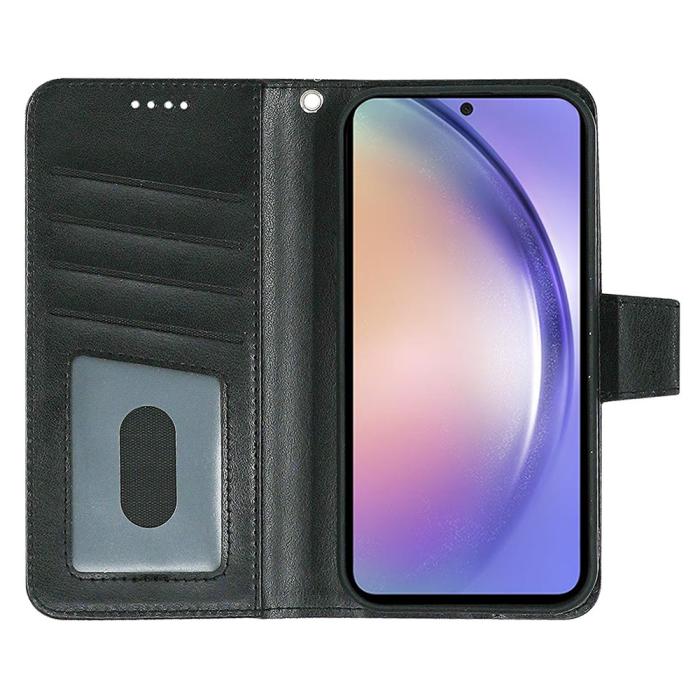 Bild 2,  Samsung Galaxy A27 Fodral Läder Svart