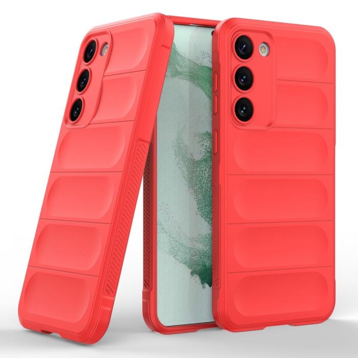 Bild 2,  Samsung Galaxy S23 Plus Skal Magic Shield Röd