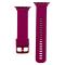  Apple Watch 42/44/45/46/49 mm Armband Silikon Vinröd