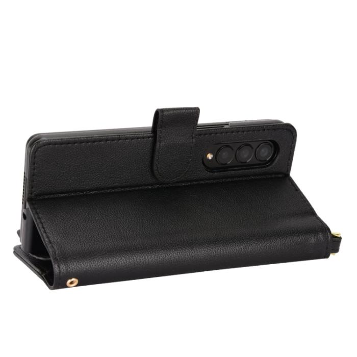 Bild 4,  Galaxy Z Fold 3 Fodral Multifunktionell Svart