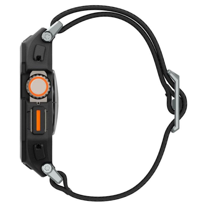 Bild 6, Spigen Spigen Apple Watch 49 mm Skal/Armband Lite Fit 'Pro' Matt Svart