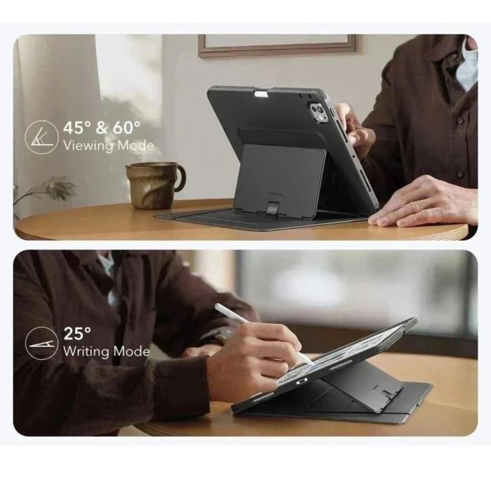 Bild 4, ESR ESR iPad Pro 11 2025/2024 Fodral Flip Hybrid Svart