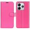  Xiaomi Redmi Note 14 4G Fodral Litchi Läder Rosa