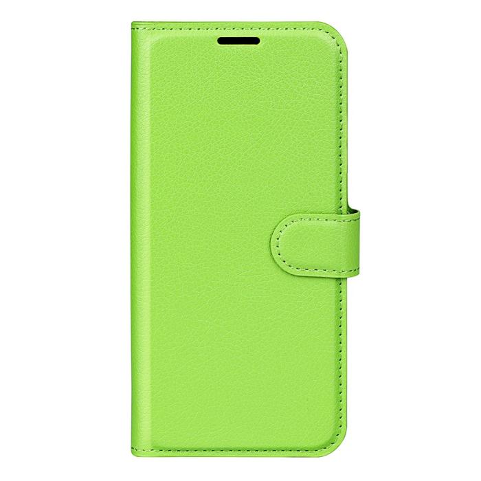 Bild 5,  Xiaomi Redmi Note 14 4G Fodral Litchi Läder Grön