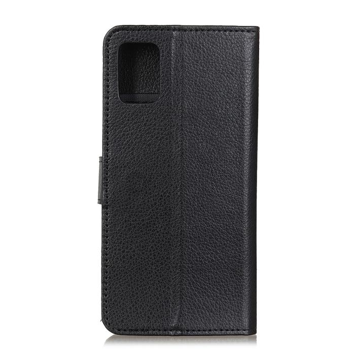 Bild 3,  Huawei P Smart (2021) - Litchi Plånboksfodral - Svart