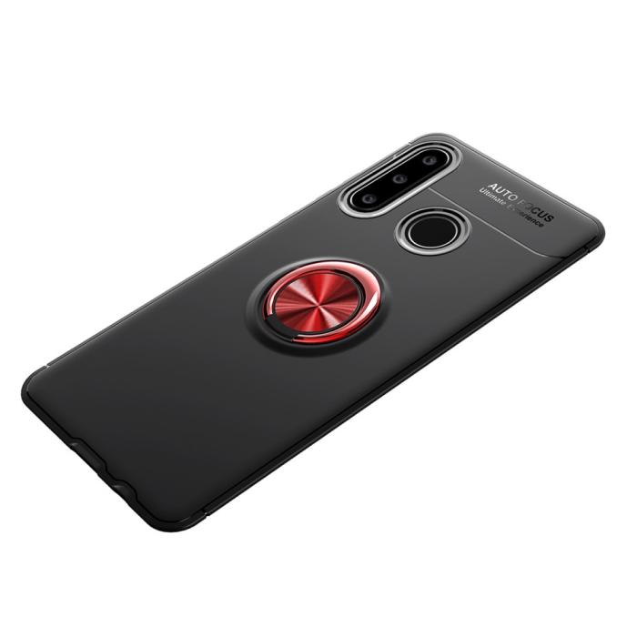 Bild 2,  Huawei P40 Lite E - Ring Skal - Svart/Röd