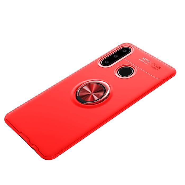 Bild 2,  Huawei P40 Lite E - Ring Skal - Röd