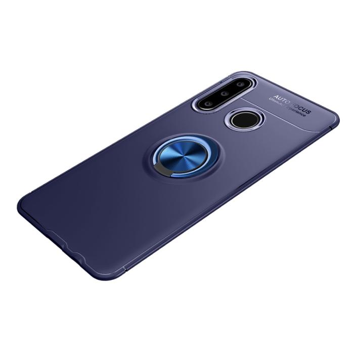 Bild 2,  Huawei P40 Lite E - Ring Skal - Blå
