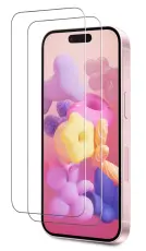  [2-PACK] iPhone 17 / 17 Pro Sk&auml;rmskydd i H&auml;rdat glas