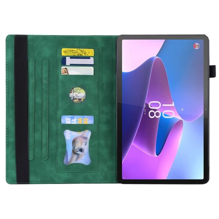 Bild 2,  Lenovo Tab P11 Pro Gen 2 Fodral Med Frontficka Grön
