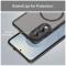  Samsung Galaxy S25 Edge Skal MagSafe Hybrid Svart