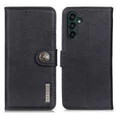 KHAZNEH KHAZNEH Galaxy A35 5G Fodral L&auml;der Svart