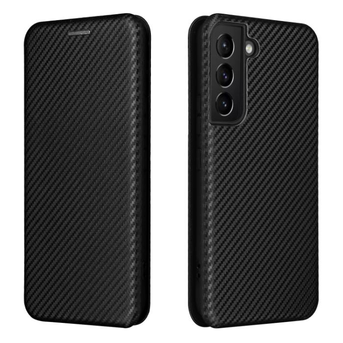 Bild 2,  Samsung Galaxy S22 Fodral Kolfiber Textur Svart