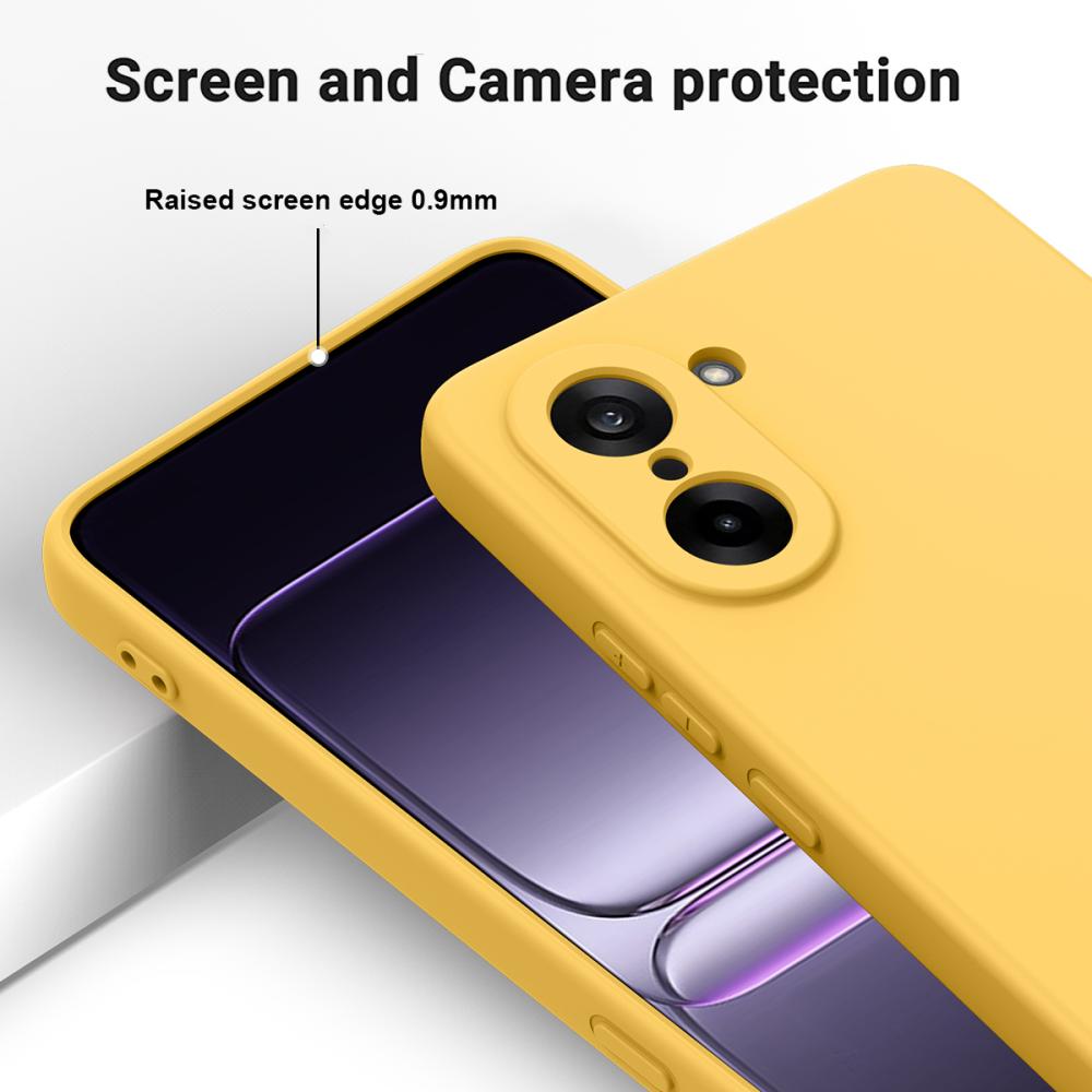  OnePlus Nord CE5 Skal Liquid Silikon Gul