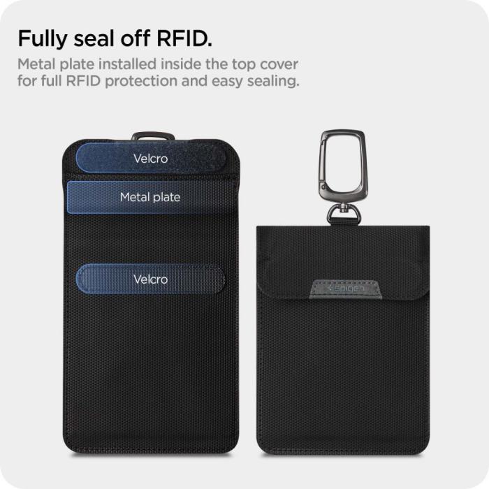 Bild 5, Spigen Spigen RFID Väska För Bilnyckel Svart